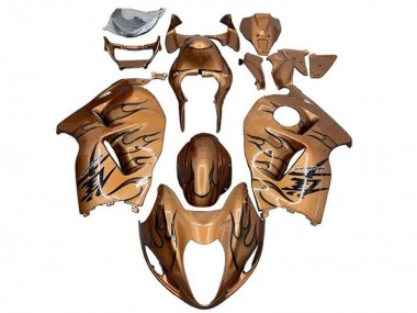 Carene Moto Suzuki GSXR 1300 Hayabusa 2008-2020 - Bronzo Nero Fiamma Fabbrica