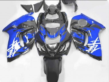 Carene Moto Suzuki GSXR 1300 Hayabusa 2008-2020 - Nero Blu Fiamma Fabbrica