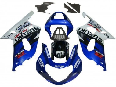 Carena Moto Suzuki GSXR1000 2000-2002 - Bianco Rosso Blu Nero Rosso Fabbrica