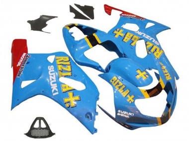 Carena Moto Suzuki GSXR1000 2000-2002 - Blu Giallo Rosso Rizla Fabbrica