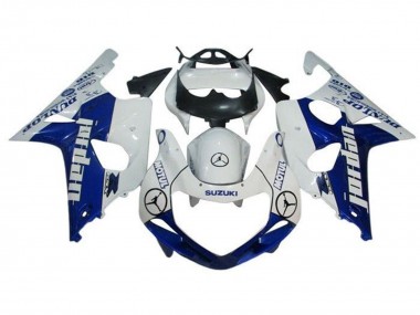 Carena Moto Suzuki GSXR1000 2000-2002 - Bianco Blu Jordan Dunlop Fabbrica