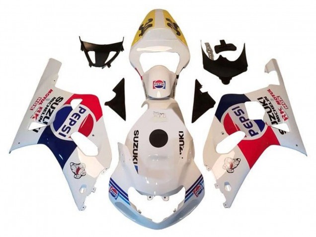Carena Moto Suzuki GSXR1000 2000-2002 - Bianco Rosso Blu Pepsi