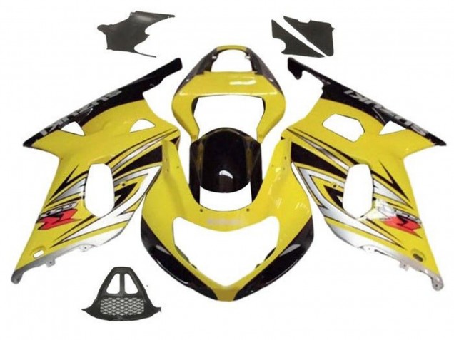 Carena Moto Suzuki GSXR1000 2000-2002 - Giallo Argento Nero Lucido
