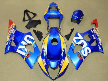 Carena Moto Suzuki GSXR 1000 2003-2004 - Blu Giallo Rosso Bianco Motul Fabbrica