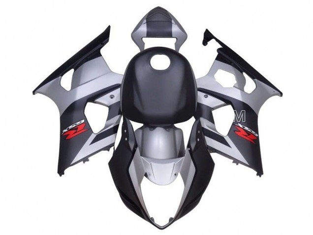 Carena Moto Suzuki GSXR 1000 2003-2004 - Argento Grigio Nero Rosso