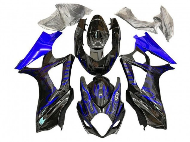 Carena Moto Suzuki GSXR 1000 2005-2006 - Nero Blu Fiamma