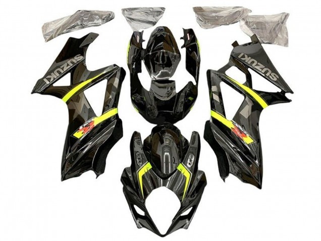 Carena Moto Suzuki GSXR 1000 2005-2006 - Nero Giallo Grigio