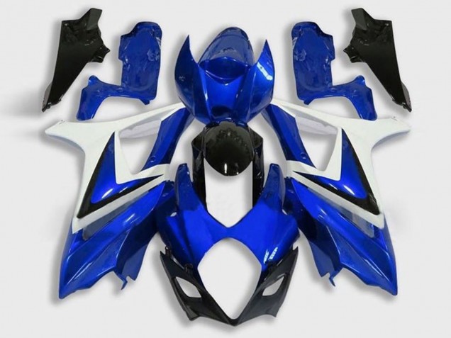 Carena Moto Suzuki GSXR 1000 2005-2006 - Bianco Blu Nero