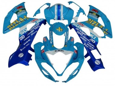 Carena Moto Suzuki GSXR 1000 2005-2006 - Blu Bianco Banda Rizla Fabbrica