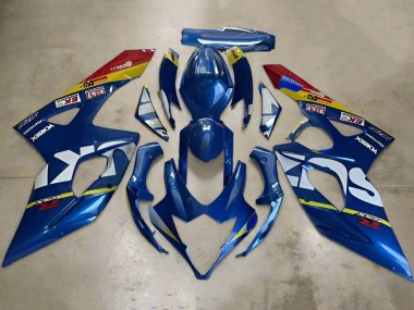 Carena Moto Suzuki GSXR 1000 2005-2006 - Blu Bianco Giallo Rosso Fabbrica