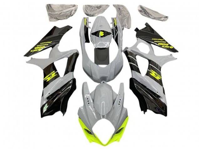 Carena Moto Suzuki GSXR 1000 2005-2006 - Grigio Nero Neon Giallo