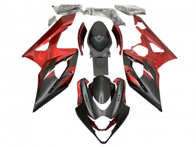 Carena Moto Suzuki GSXR 1000 2005-2006 - Caramella Rosso Nero Opaco