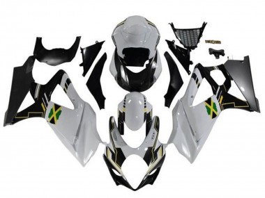 Carena Moto Suzuki GSXR 1000 2005-2006 - Bianco Nero Giallo Jamaica Fabbrica
