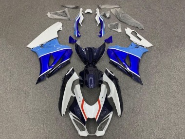 Carena Moto Suzuki GSXR1000 2017-2024 - Bianco Triple Blu Rosso Fabbrica