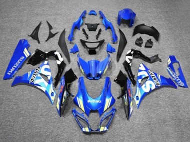 Carena Moto Suzuki GSXR1000 2017-2024 - Blu Bianco Ecstar Fabbrica