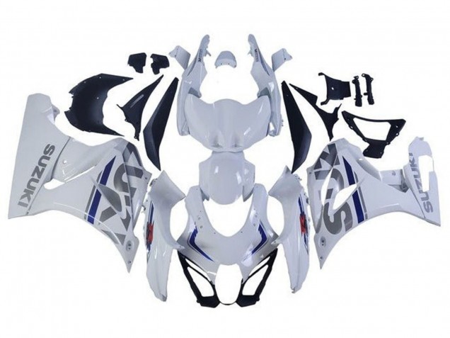 Carena Moto Suzuki GSXR1000 2017-2024 - Bianco Argento Blu