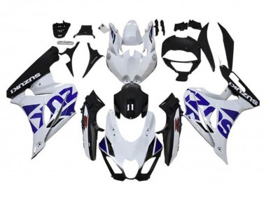 Carena Moto Suzuki GSXR1000 2017-2024 - Bianco Blu Nero Fabbrica