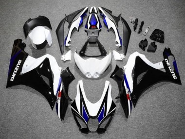 Carena Moto Suzuki GSXR1000 2017-2024 - Bianco Blu Nero Fabbrica