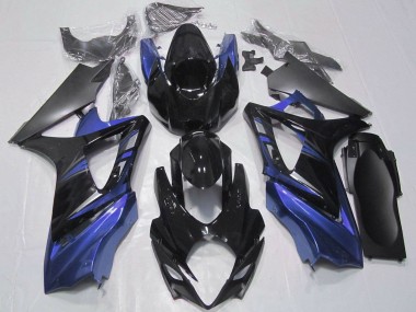 Kit Carena Moto Completo Suzuki GSXR 1000 2007-2008 - Nero Lucido Nero Opaco Fabbrica