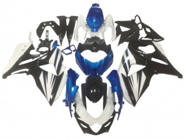 Kit Carena Moto ABS Suzuki GSXR 1000 2009-2016 - Bianco Blu Nero Lucido Fabbrica