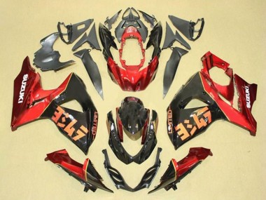 Kit Carena Moto Suzuki GSXR 1000 2009-2016 - Rosso Nero Fabbrica