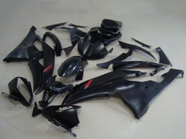 Carena Moto Yamaha YZF R6 2008-2016 - Nero Lucido Nero Opaco