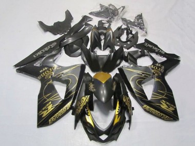Carena Moto Suzuki GSXR 1000 2009-2016 - Nero Oro Tribal Fabbrica