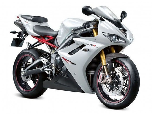 Carena Moto Triumph Daytona 675 Triple 2006-2008 - Bianco