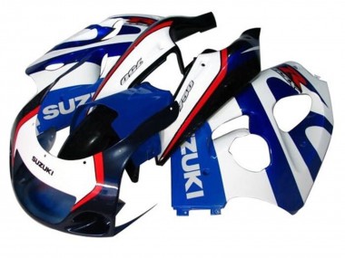 Carena Moto Suzuki GSXR 600 / GSXR 750 1996-2000 - Blu Bianco Blu Scuro Rosso Fabbrica