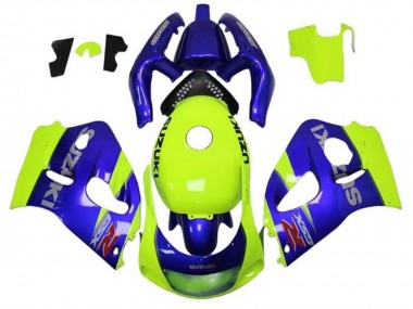 Carena Moto Suzuki GSXR 600 / GSXR 750 1996-2000 - Blu Giallo Fabbrica