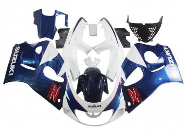 Carena Moto Suzuki GSXR 600 / GSXR 750 1996-2000 - Bianco Blu Rosso Fabbrica