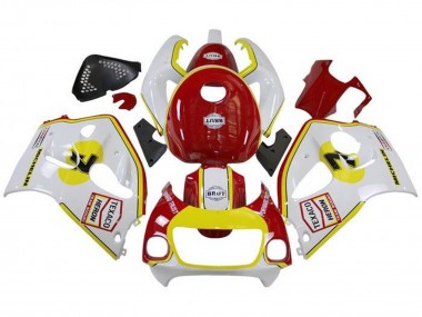 Carena Moto Suzuki GSXR 600 / GSXR 750 1996-2000 - Bianco Rosso Giallo Texaco Fabbrica