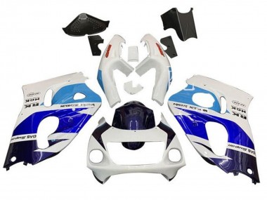 Carena Moto Suzuki GSXR 600 / GSXR 750 1996-2000 - Bianco Triple Blu Fabbrica
