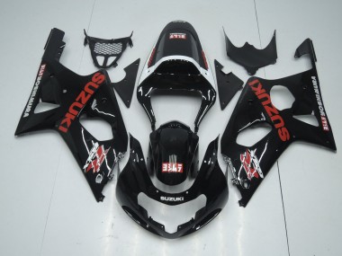Carena Moto Suzuki GSXR 600 / GSXR 750 2001-2003 - Nero Lucido Rosso Bianco Yoshimura Fabbrica