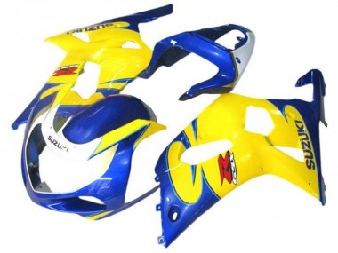 Carena Moto Suzuki GSXR 600 / GSXR 750 2001-2003 - Blu Giallo Bianco Fabbrica