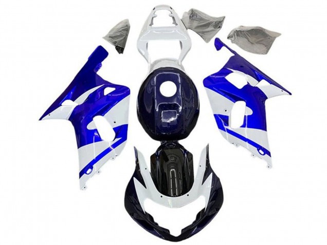 Carena Moto Suzuki GSXR 600 / GSXR 750 2001-2003 - Bianco Blu Nero