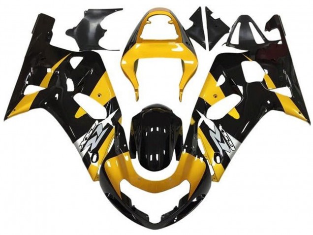 Carena Moto Suzuki GSXR 600 / GSXR 750 2001-2003 - Giallo Argento Nero Lucido