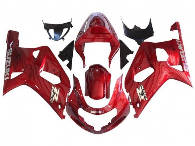 Carena Moto Suzuki GSXR 600 / GSXR 750 2001-2003 - Rosso Chrome