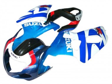 Carena Moto Suzuki GSXR 600 / GSXR 750 2001-2003 - Bianco Blu Rosso Nero Fabbrica