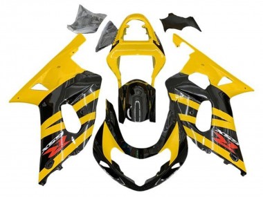 Carena Moto Suzuki GSXR 600 / GSXR 750 2001-2003 - Giallo Nero Banda Rosso Fabbrica