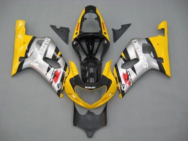 Carena Moto Suzuki GSXR 600 / GSXR 750 2001-2003 - Giallo Argento Nero Lucido Rosso Fabbrica