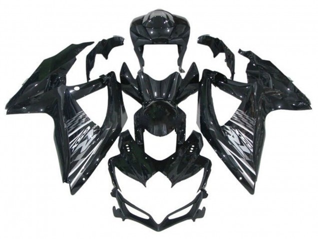 Carena Moto Suzuki GSXR 600 / GSXR 750 2008-2010 - Nero Lucido Grigio