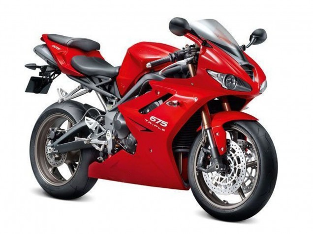 Carena Moto Triumph Daytona 675 Triple 2009-2012 - Rosso