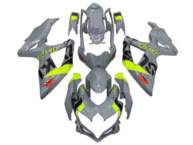 Carena Moto Suzuki GSXR 600 / GSXR 750 2008-2010 - Nardo Grigio Neon Giallo Nero Rosso
