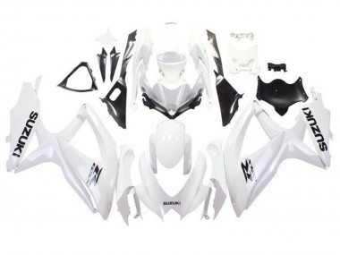 Carena Moto Suzuki GSXR 600 / GSXR 750 2008-2010 - Bianco Nero Fabbrica