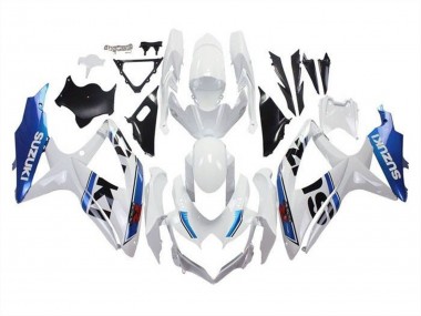 Carena Moto Suzuki GSXR 600 / GSXR 750 2008-2010 - Bianco Blu Banda Fabbrica