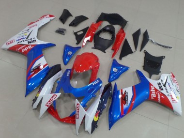 Carena Moto Suzuki GSXR 600 / GSXR 750 2011-2024 - Blu Rosso Bianco Fabbrica
