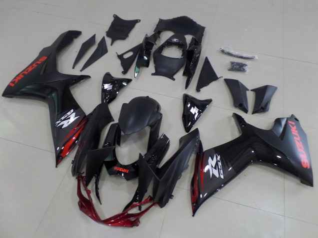Carena Moto Suzuki GSXR 600 / GSXR 750 2011-2024 - Nero Opaco Nero Lucido Rosso Bianco