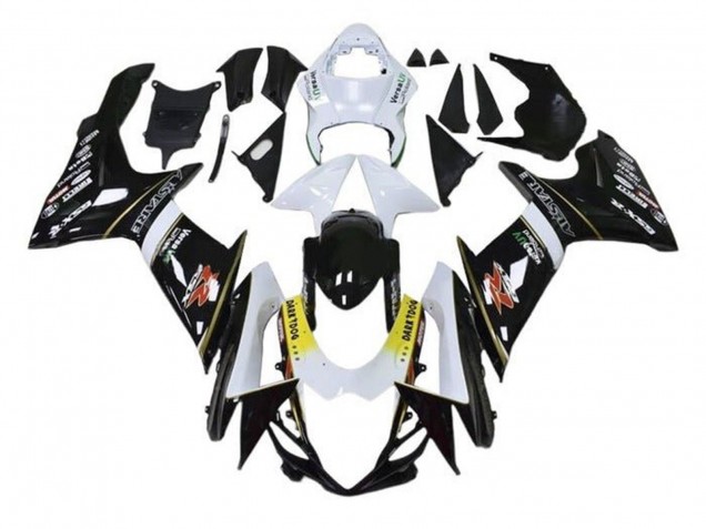 Carena Moto Suzuki GSXR 600 / GSXR 750 2011-2024 - Bianco Giallo Nero Alstare Dark Dog