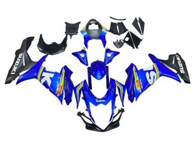 Carena Moto Suzuki GSXR 600 / GSXR 750 2011-2024 - Bianco Blu Giallo Nero Fabbrica